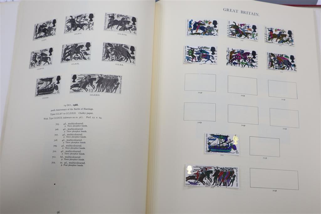 Nine somewhat sparsely mounted Great Britain and British Commonwealth stamp albums and a stock book (10)